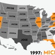 Illustration for article titled Map: Six Decades of the Most Popular Names for Boys, State-by-State